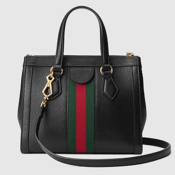gucci ophidia small tote bag in black suede